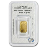 1 gram Gold Bar - New Design (In TEP Packaging)