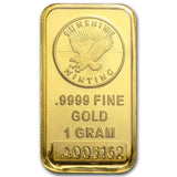 1 gram Gold Bar - New Design (In TEP Packaging)