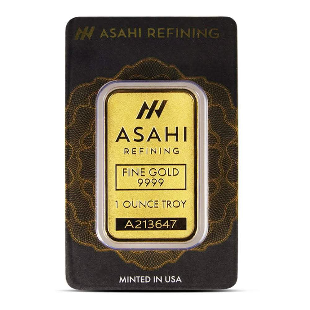 1 oz Gold Bar Asahi - AGC