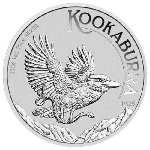 2024 10 oz Australian Silver Kookaburra Coin (BU) - AGC