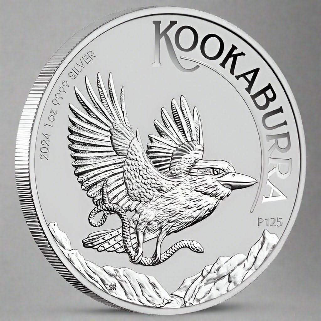 2024 10 oz Australian Silver Kookaburra Coin (BU) - AGC