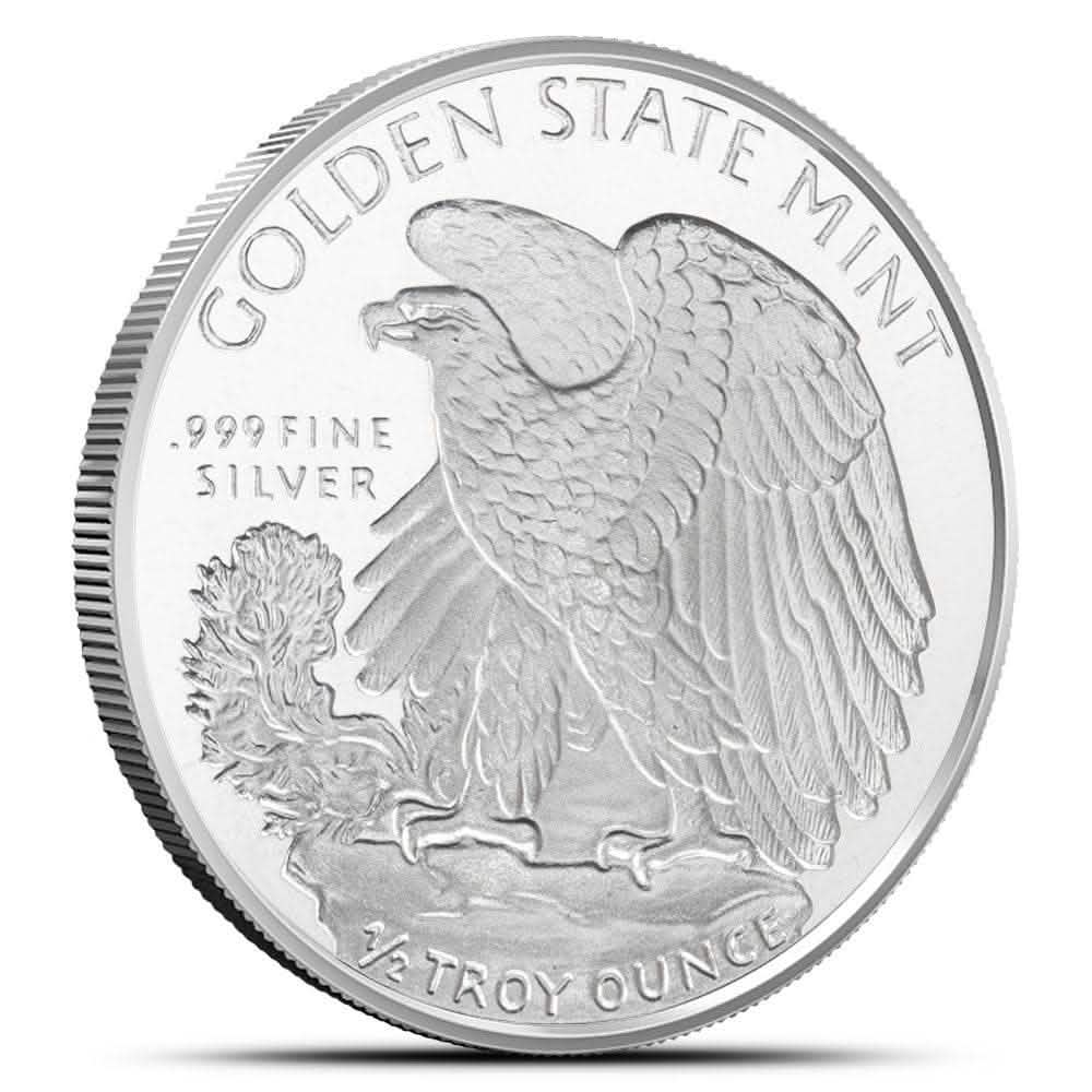 1/2 oz Silver Round - Random Mint - AGC