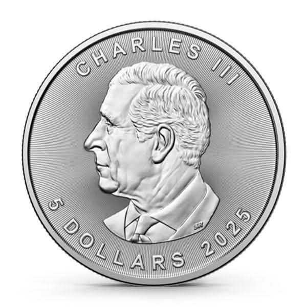 2025 1 oz Canadian Silver Maple Leaf - AGC