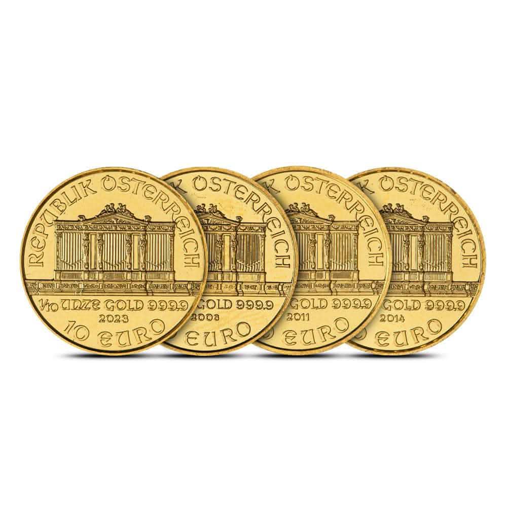 1/10 oz Austrian Gold Philharmonic Coin (Random Year) - AGC