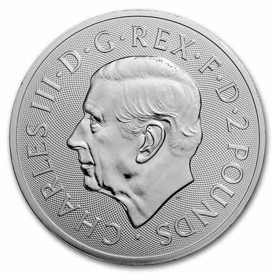 2024 1 oz British Silver Royal Arms Coin (BU) - AGC