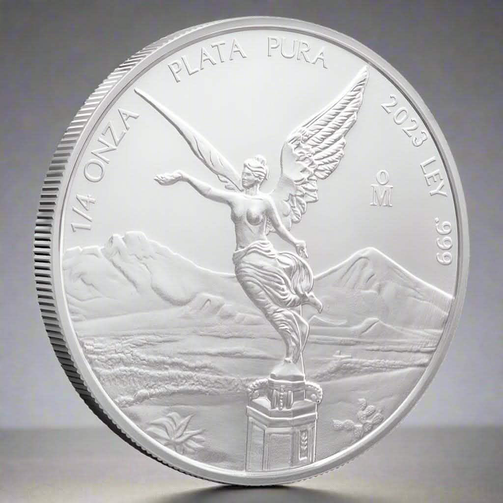 2023 1/4 oz Mexican Silver Libertad Coin (BU) - AGC