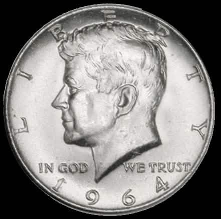 1964 Kennedy Half Dollar - Circulated - AGC