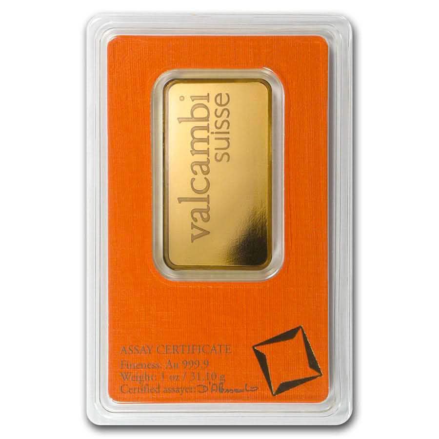 1 oz Valcambi Gold Bar - in Assay - AGC