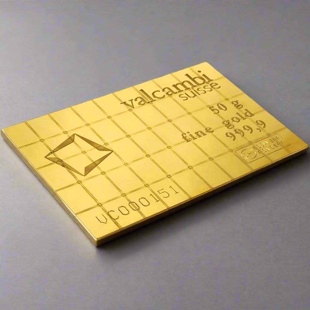 50 x 1 g Valcambi Gold CombiBar - In Assay - AGC