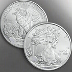 1 oz Walking Liberty Silver Rounds