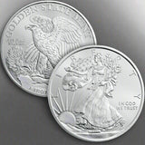 1 oz Walking Liberty Silver Rounds