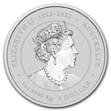 2024 Australia 1 oz Silver Lunar Colorized Dragon in Capsule