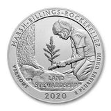 2020 America the Beautiful Quarter 5-oz Silver Marsh-Billings-Rockefeller National Historical Park
