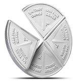1 oz Silver Double Divisible Hand Breakable Round