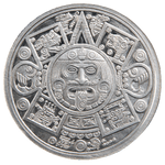 Aztec Eagle Warrior 1 oz Silver Round