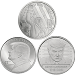 President Donald Trump - 3 Silver Coin Set