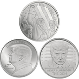 President Donald Trump - 3 Silver Coin Set