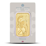 1 oz British Gold Britannia Bar (New w/ Assay) - AGC