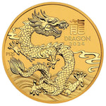 2024 1/10 oz Perth Mint Gold Lunar Dragon Coin - Series III - AGC