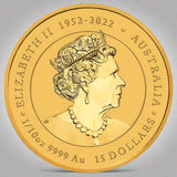 2024 1/10 oz Perth Mint Gold Lunar Dragon Coin - Series III - AGC