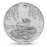 2025 Australia 1 Oz Silver Lunar Snake Coin (BU) - AGC