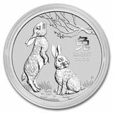 2023 Australia 1/2 oz Silver Lunar Rabbit BU (Series III) - AGC
