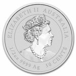 2023 Australia 1/2 oz Silver Lunar Rabbit BU (Series III) - AGC