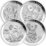 1 oz Australian Silver Koala Coin (Random Year) - AGC