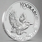 1 oz Australian Silver Kookaburra Coin (Random Year) - AGC