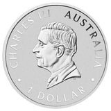 1 oz Australian Silver Kookaburra Coin (Random Year) - AGC