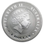 2014 1 oz Australian Silver Saltwater Crocodile Coin (BU) - AGC