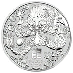 2024 1/2 oz Perth Mint Silver Lunar Dragon Coin - Series III - AGC