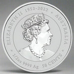 2024 1/2 oz Perth Mint Silver Lunar Dragon Coin - Series III - AGC