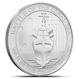 1/2 oz Australian Battle Of The Coral Sea Silver Coin - AGC