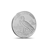 1/10 oz GSM Incuse Indian Silver Round - AGC