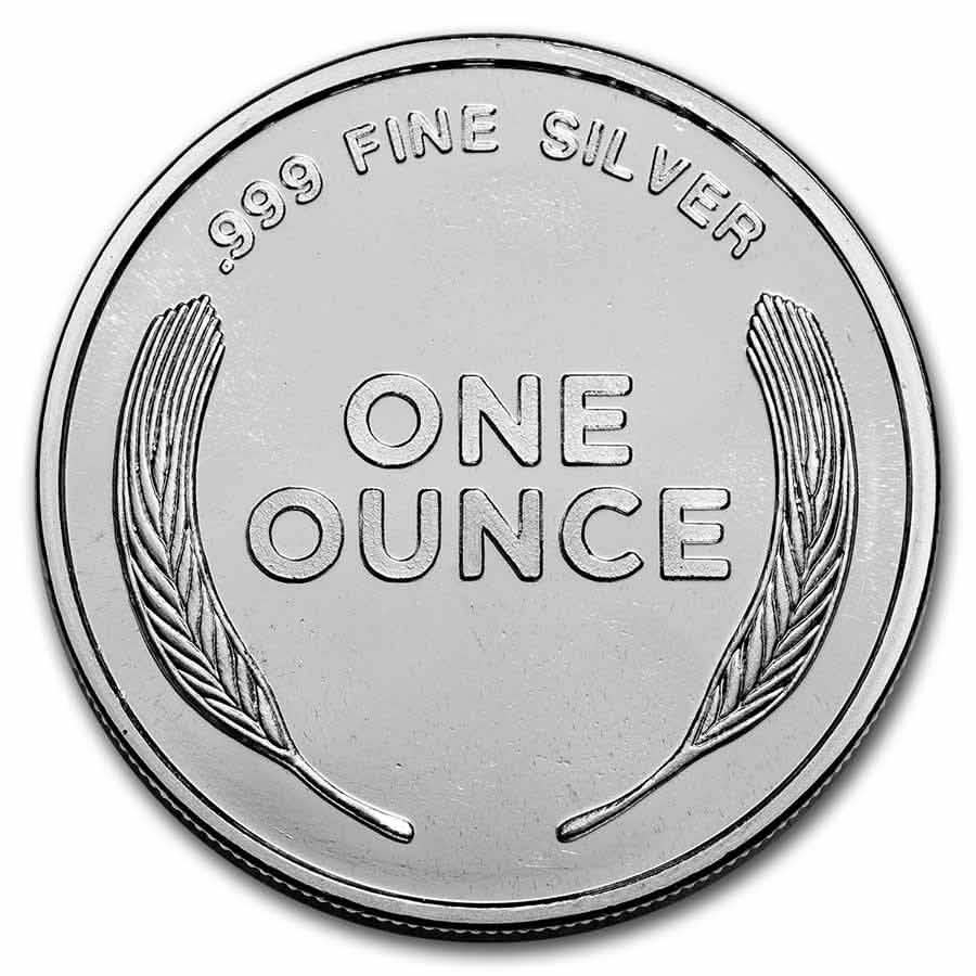 Golden State Mint (GSM) 1 Oz Lincoln Wheat Cent Silver Round - AGC