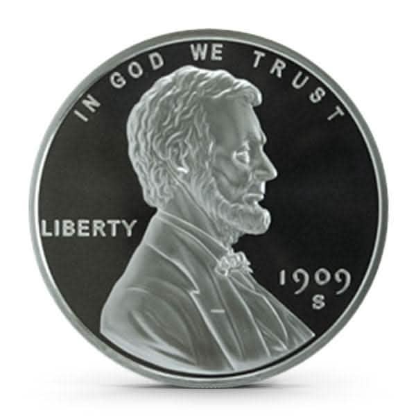 Golden State Mint (GSM) 1 Oz Lincoln Wheat Cent Silver Round - AGC