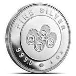 1 oz PAMP Suisse Silver Buffalo Round (Proof-Like, New) - AGC