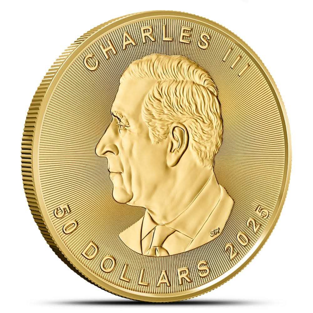 2025 1 oz Canadian Gold Maple Leaf Coin (BU) New - AGC