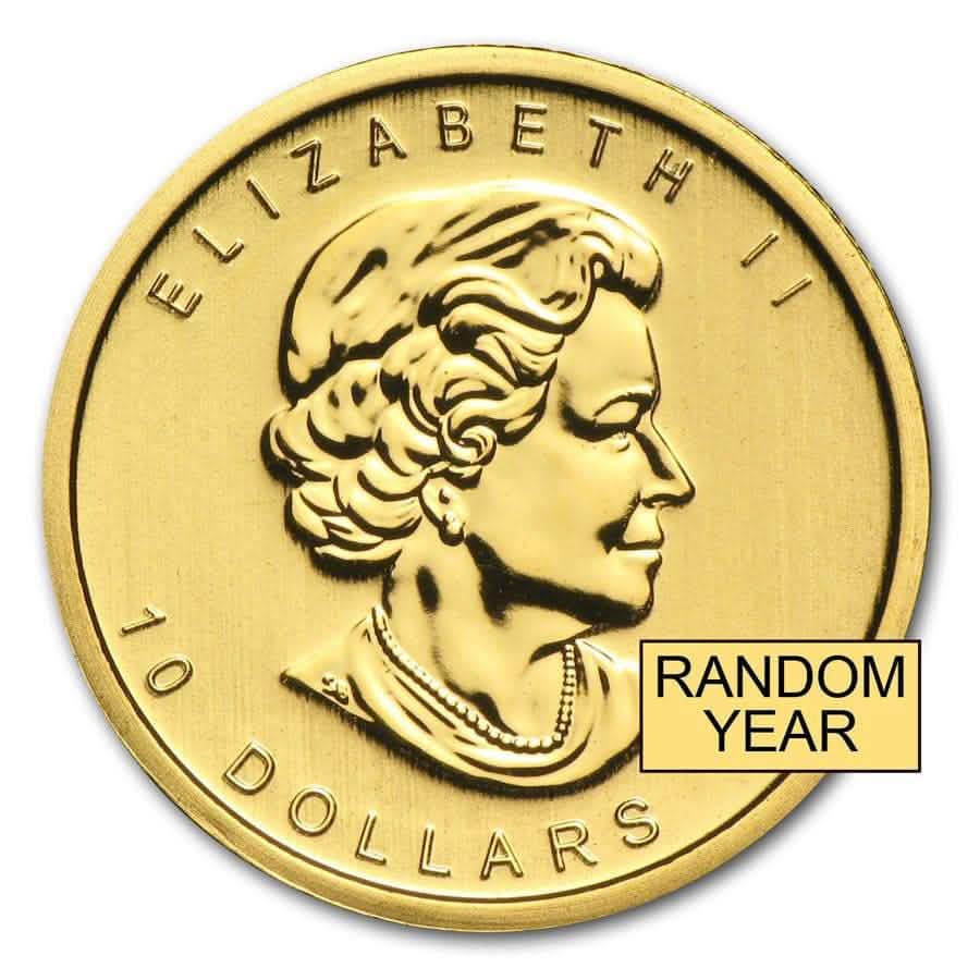 1/4 oz Canadian Gold Maple Leaf Coin - AGC
