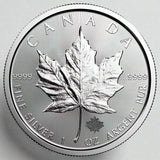 1 oz Canadian Silver Maple Leaf Coin - Random Year - AGC