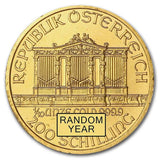 1/10 oz Austrian Gold Philharmonic Coin (Random Year) - AGC