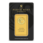 50 Gram Perth Mint Gold Bar (New w/ Assay) - AGC