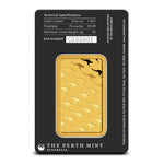 50 Gram Perth Mint Gold Bar (New w/ Assay) - AGC