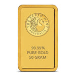 50 Gram Perth Mint Gold Bar (New w/ Assay) - AGC