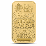1 oz Royal Mint Star Wars Light Side Gold Bar - AGC