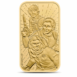 1 oz Royal Mint Star Wars Light Side Gold Bar - AGC