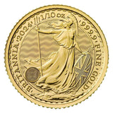 2024 1/10 oz Gold Britannia Coin BU (King Charles III) - AGC