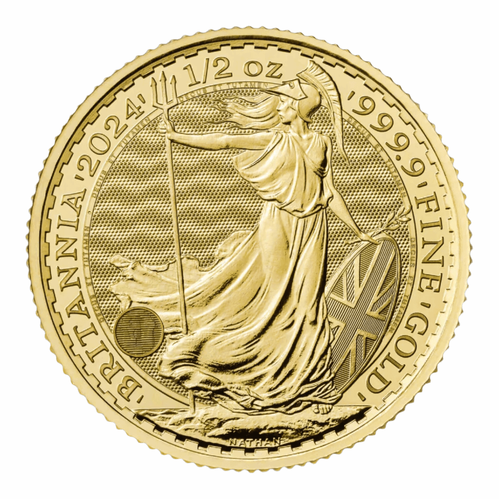 2024 1/2 oz Gold Britannia Coin BU - AGC