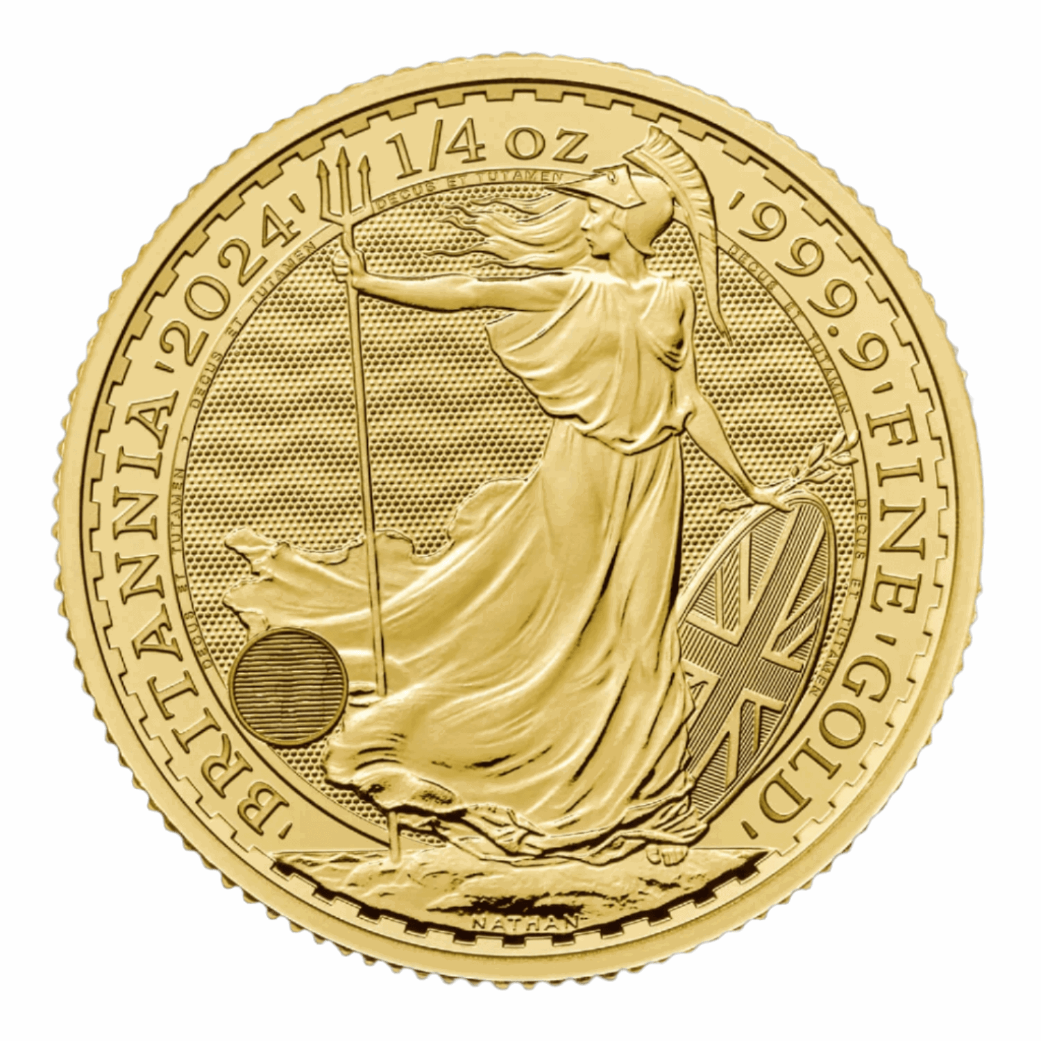 2024 1/4 oz Gold Britannia Coin BU - AGC